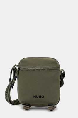 HUGO BOSS AYDEN Logo Cross Body BAG in Olive Green
