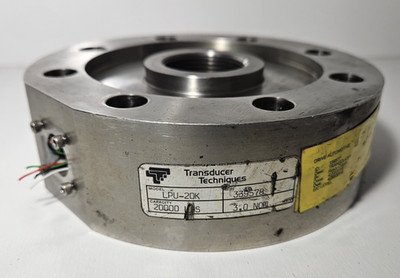 Transducer Techniques TT LPU-20K Load Cell 20000 LBS 3.0 NOM Compression Sensor