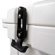 2Pcs Rubber Hood Catch T Handle Elastic Hasp Flexible Draw Latches with Screws f