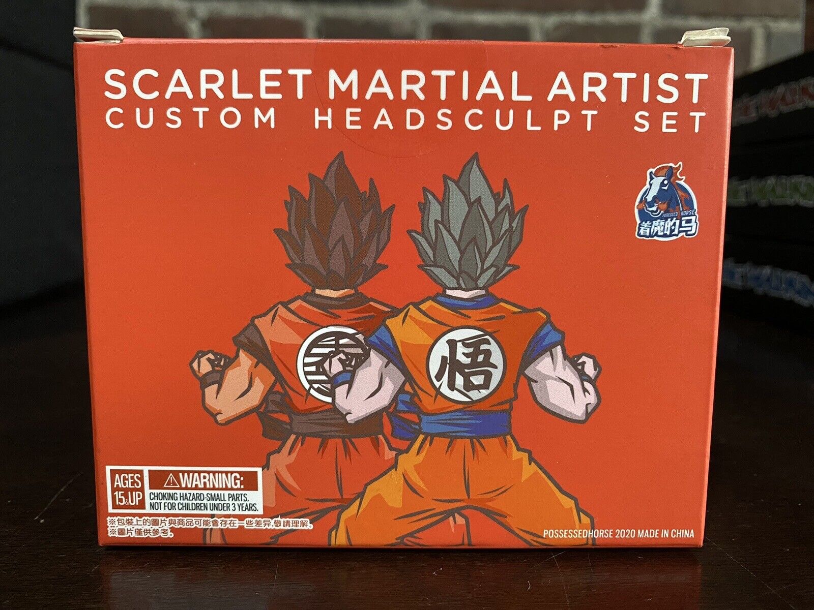 Possessed Horse Demoniacal Fit Scarlet Martial Artist Hair Headsculpt Set  Goku