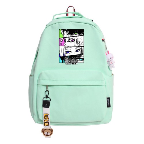 Mochila de Anime BLUE LOCK Mochila Estudiantes Bolsos Escolares Moda Bolsos de Hombro - Imagen 27 de 36