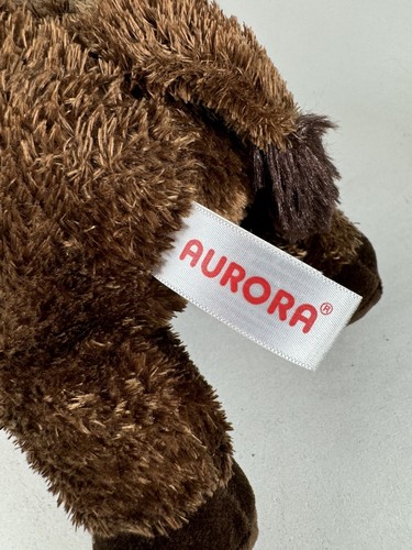 Aurora World Plush Bison Buffalo 12” 2016 Brown Stuffed Animal Toy - Picture 7 of 12