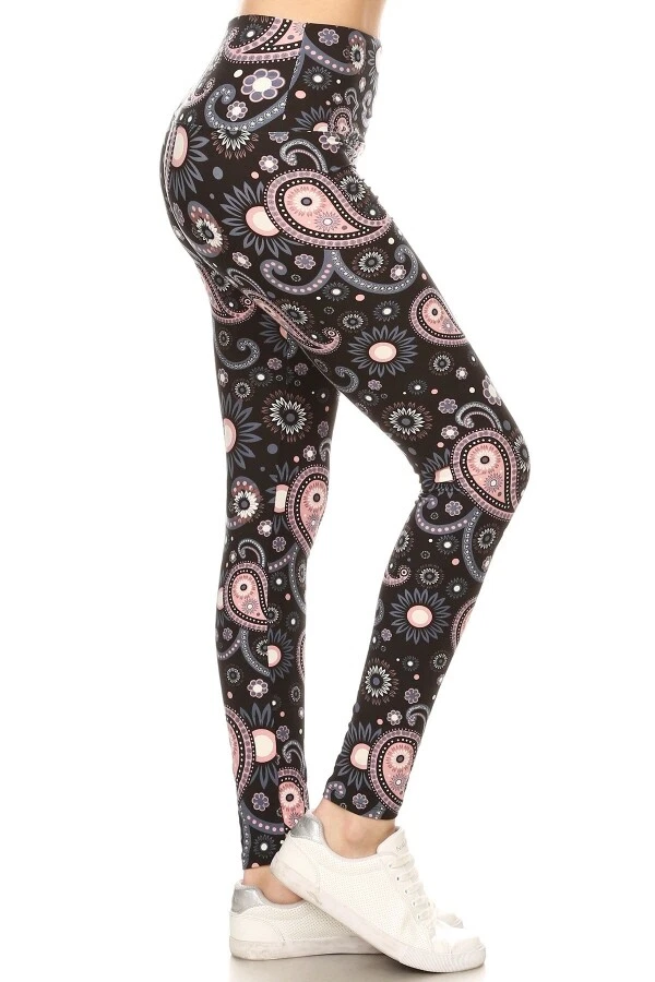 Buttery Soft High Waist Patterned Leggings Sizes Available