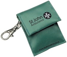 St John Ambulance Lifekey - Revive Aid CPR Protector / Guard / Shield