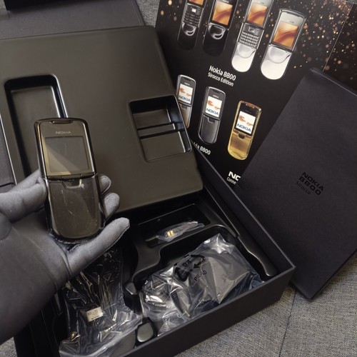 RARE NOKIA 8800 CLASSIC BLACK UNLOCKED GSM MOBILE PHONE FULL BOX Made in Germany - Photo 20 sur 22