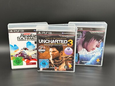 Playstation 3 / PS3 Spiele | Bundle, Uncharted 3, Beyond Two Souls, BurnOut
