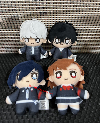 Persona 25Th Anniversary Plush Toy 12Cm Keychain P4 & P5 Yu Narukami Ren Ama