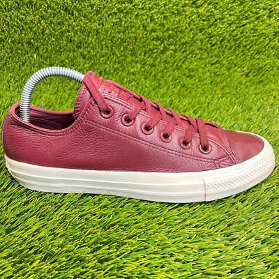 Converse Chuck Taylor All Star Ox Womens Size 8 Red Athletic Shoes Sneakers