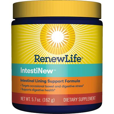 Renew Life IntestiNew Powder 30 Servings Digestive Support 5000mg L Glutamine