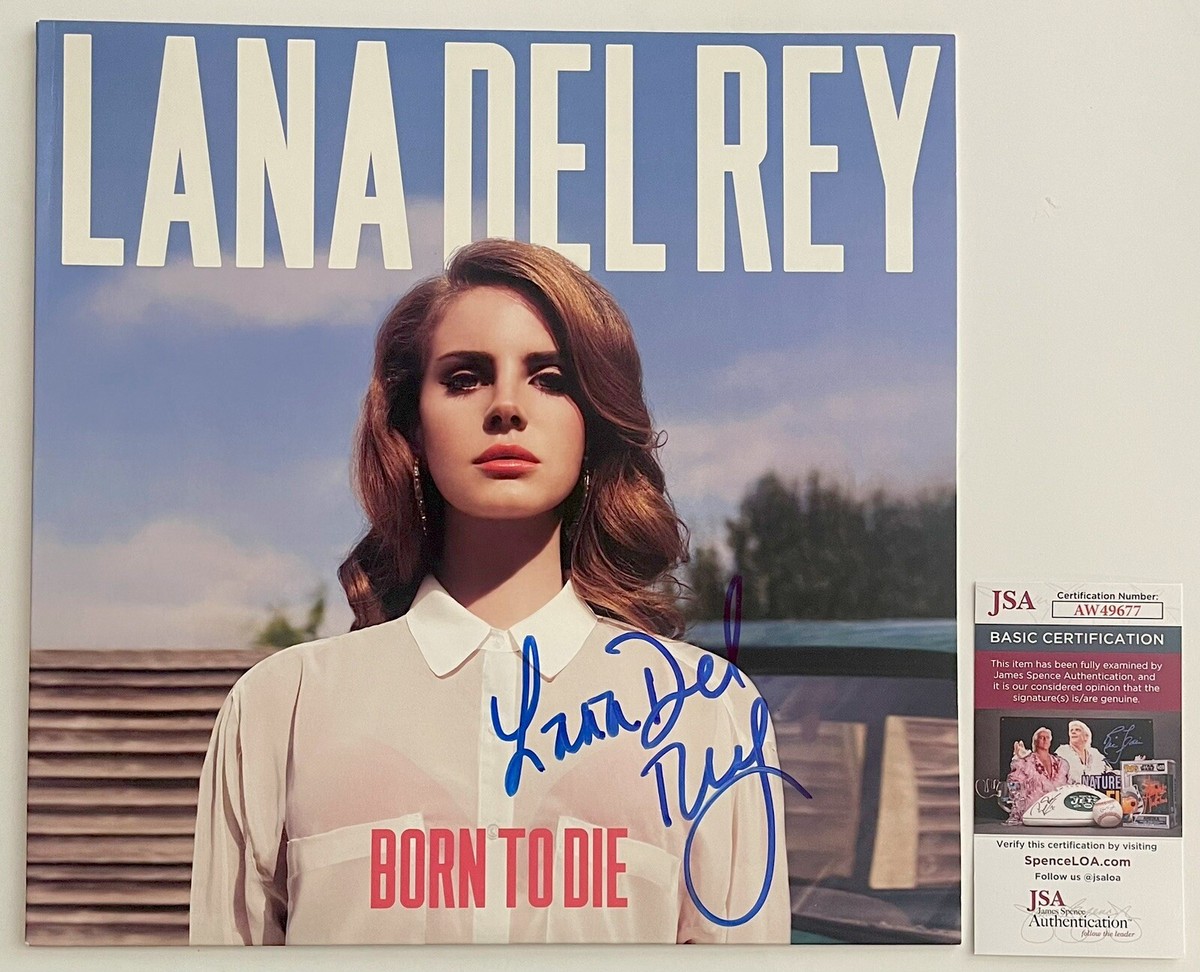 Lana Del Rey Signed Autographed Born To Die Album Vinyl JSA