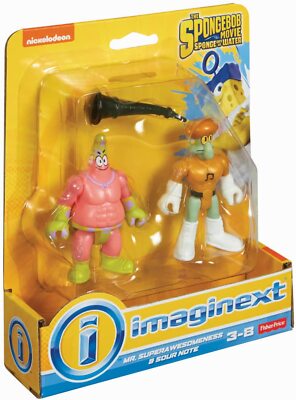 Imaginext Spongebob Movie Sponge out of Water Mr Superawesomeness