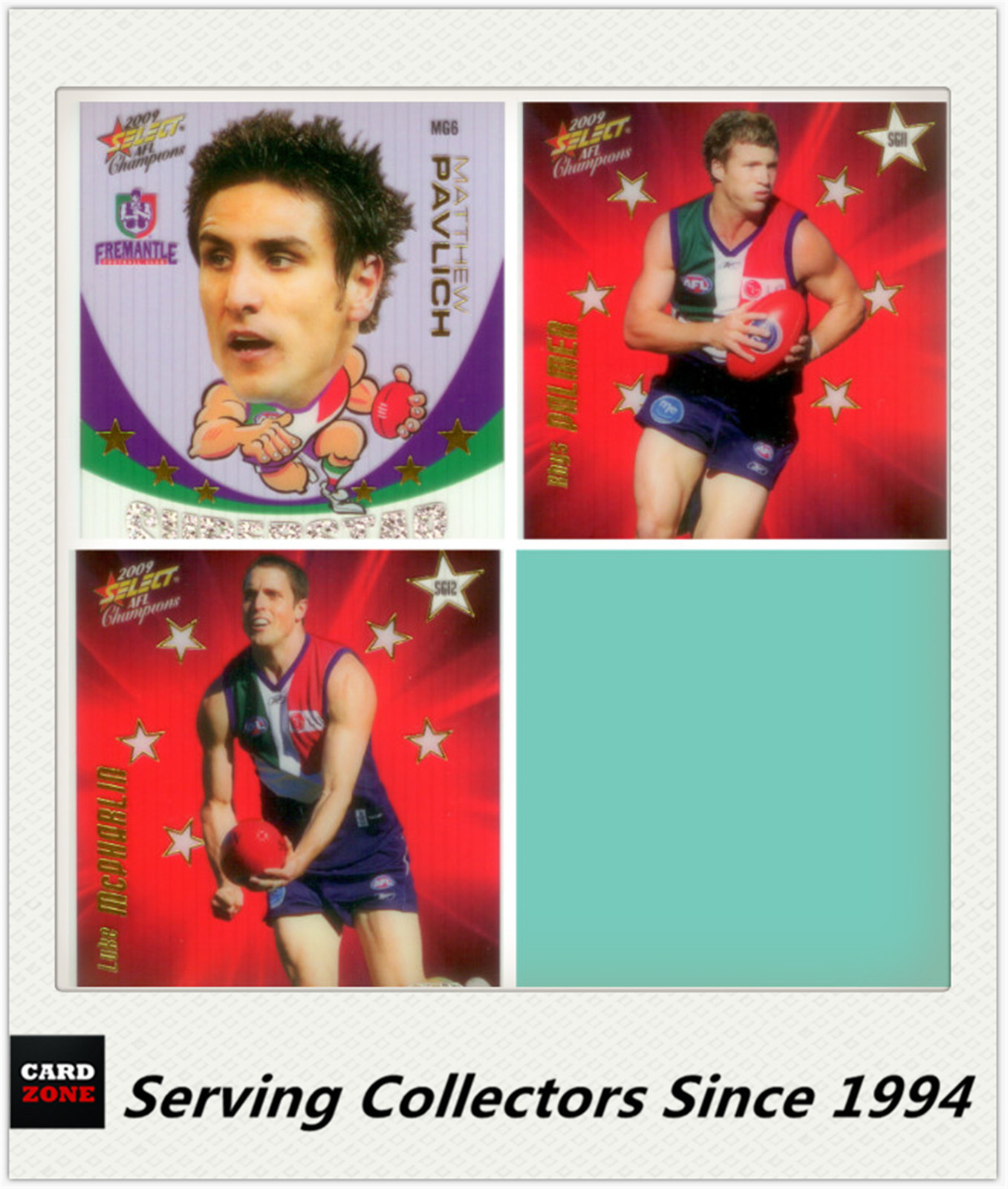 AFL Trading Card MASTER Team CollectionFREMANTLE2009 Select AFL