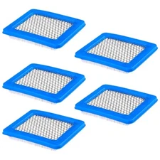 5pcs Air Filter Replaces Lawn Mower For Briggs & Stratton 491588 399959 491588S