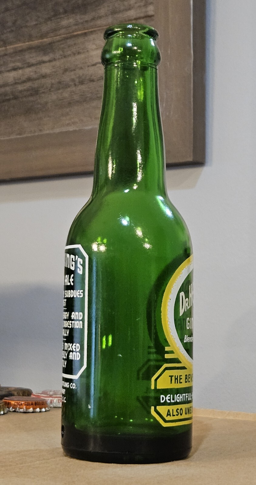 Dr. Herring's Ginger Ale Soda Bottle; CocaCola Of Gaffney SC SCARCE