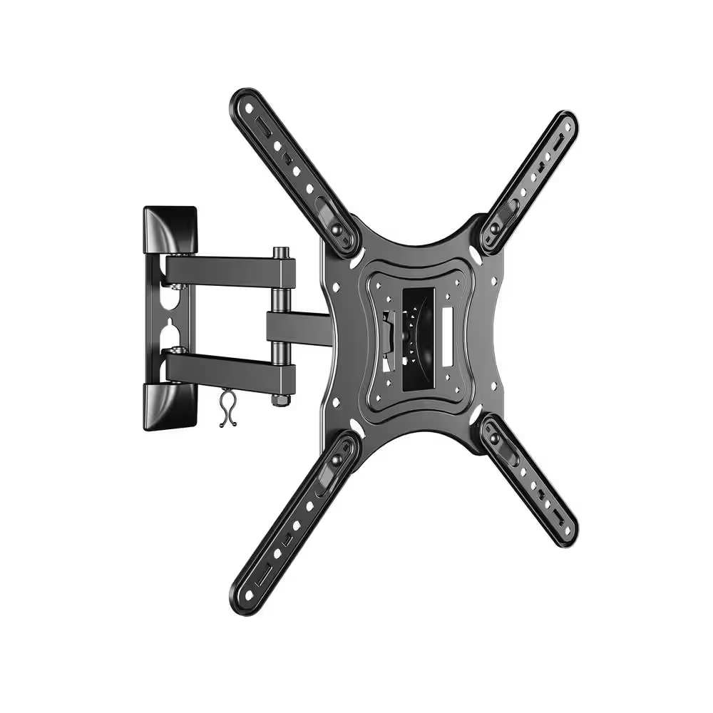 Full Motion Dual Arm TV Wall Mount for 23 In. to 55 In. Flat Panel Tv'S with 20°