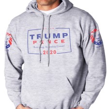 DONALD TRUMP/Pence 2020 "Keeping America Great",HOODIE/SWEATSHIRT ,T-1237AshHOOD