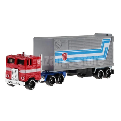 Hot Wheels Transformers 1:64 Track Fleet Optimus Prime Truck Ready
