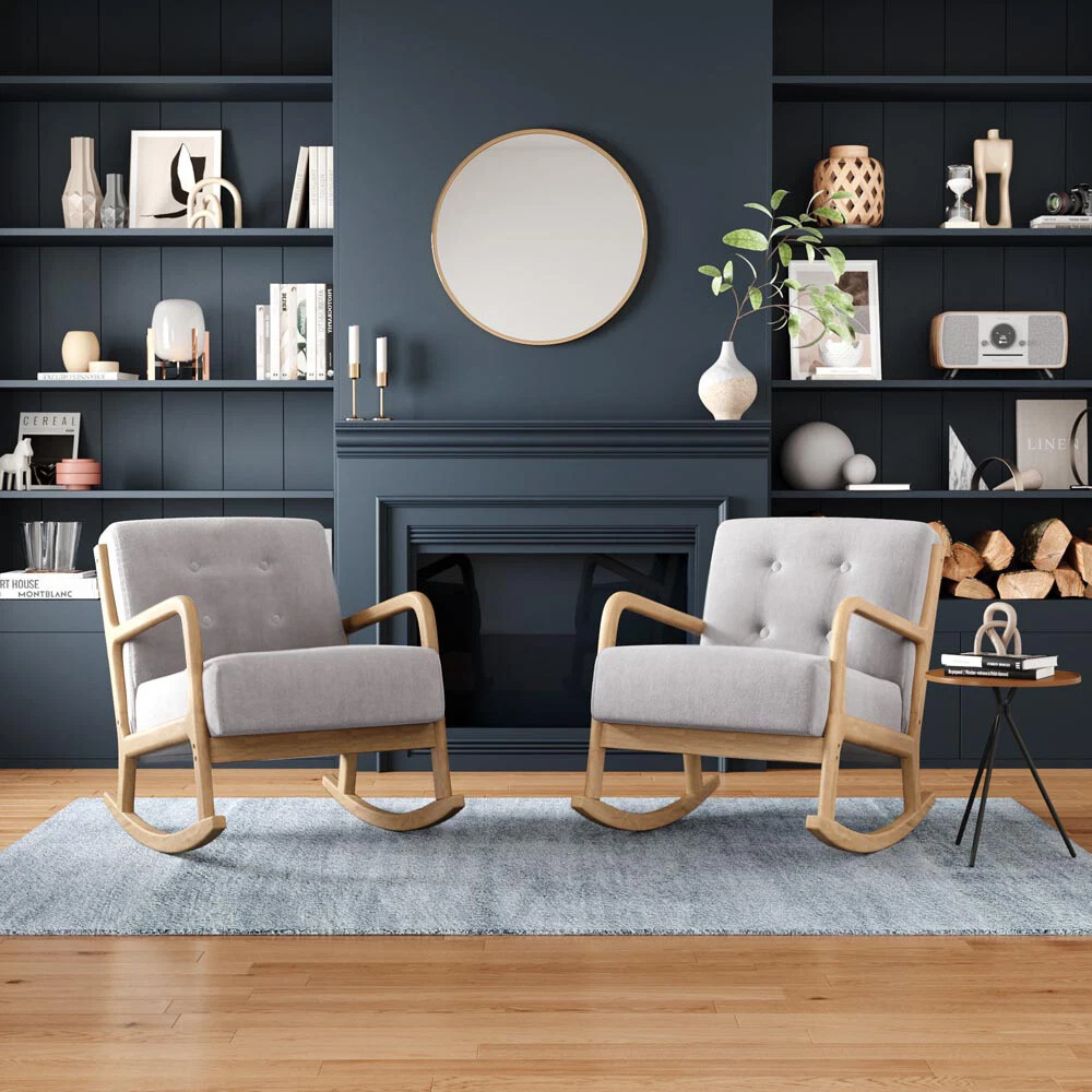 Upholstered rocker sales