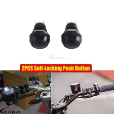 Handlebar Switch Self-Lock Button Horn Self Latch Switches For Harley Cafe Racer