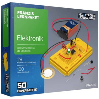 FRANZIS 65272 Lernpaket Elektronik Lernpaket ab 14 Jahre