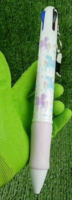 Jumbo Rainbow Unicorns Multicolor Ink Pen 4 colors Key Ring Hearts Colorful Star