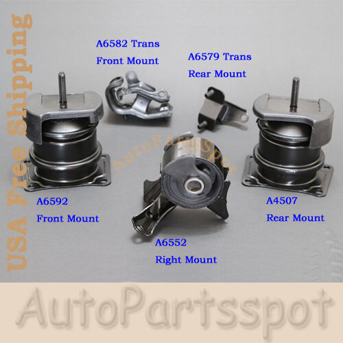 Engine Motor & Trans Mount Kit 5PCS For 99-03 Acura TL 3.2L Auto Trans G270 - Picture 1 of 6