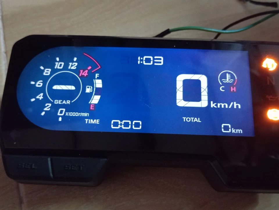 Speedometer Odometer Digital Gauge (New) for HONDA CB650R 2019-2023 OEM D1MKND5A - Image 2 of 4