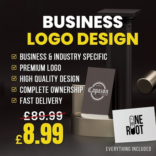 LOGO DESIGN SERVICE, PROFESSIONAL BESPOKE PREMIUM BUSINESS LOGO DESIGN SERVICE - Afbeelding 1 van 16