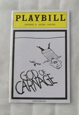 Playbill - God of Carnage - September 2009 - Jeff Daniels - James Gandolfini