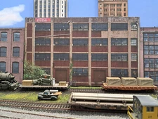 TRACKSIDEFLATS #101b     HO scale ABANDONDED BUILDING #1