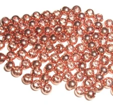 25 PREMIUM COPPER BRASS BEADS Nimrod's Tackle Fly Tying - 8 SIZES TO PICK