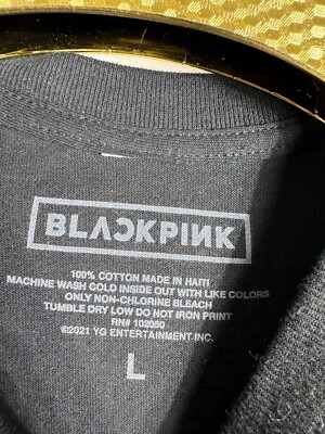 Blackpink Lovesick Girls Black Pink Kpop Graphic T Shirt Large