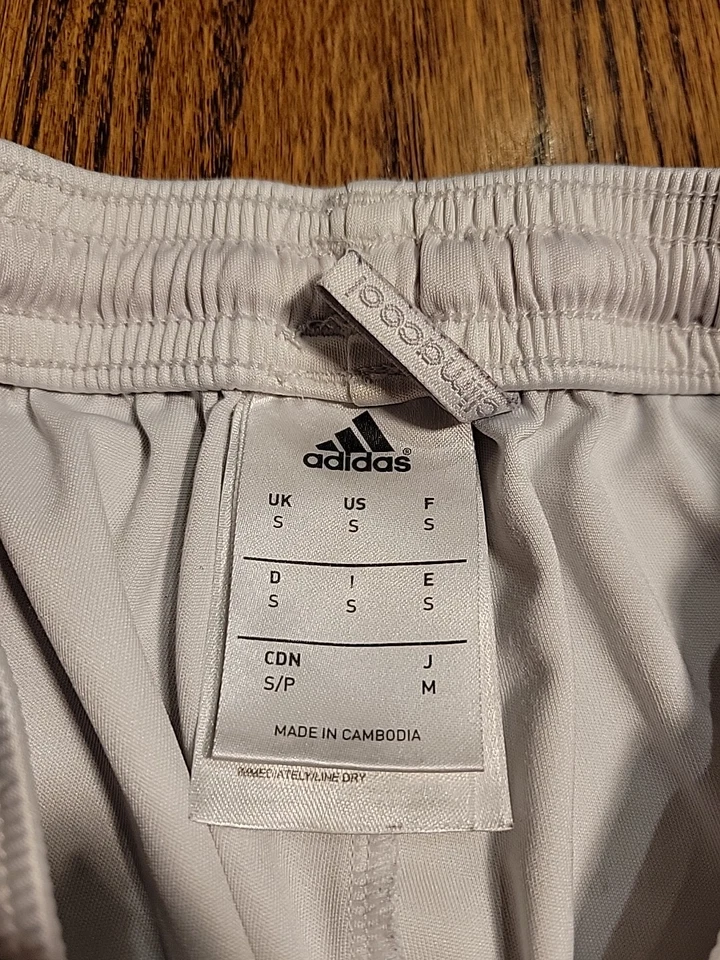 Pantalones Cortos de Fútbol Adidas Niños Talla Pequeña Juvenil Blanco Foto 3 de 4
