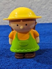 Boley Toddler Farm Animal Toy Set Replacement Farm Girl Figure Yellow Hat 4  