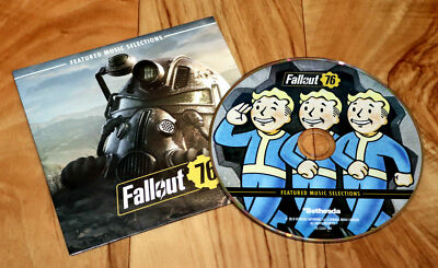Fallout 76 Featured Music Selections Soundtrack CD Promo Rare PS4 Xbox One