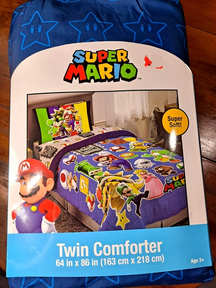 Juego de sábanas Mario Kart niños niños Yoshi polar Pokemon Pikachu tiro doble 8 piezas Foto 4 de 4