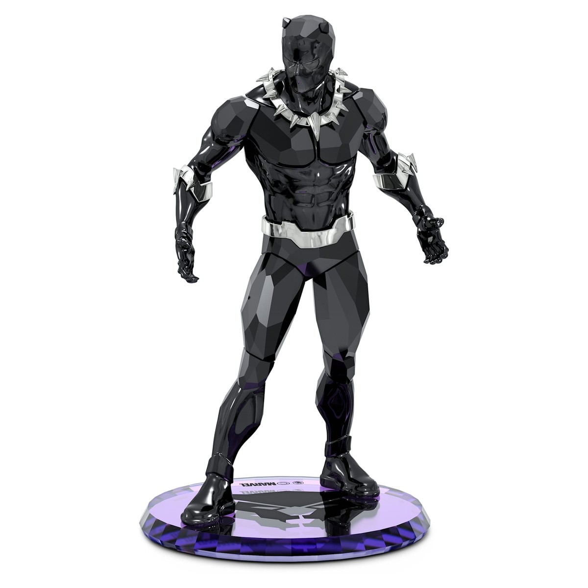 SWAROVSKI フィギュアFRANCE　#2043 Swarovski Marvel Black Panther Crystal Figurine 5645683 | eBay