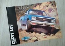 1982 Chevy Luv Pickup Truck Brochure W Color Chart Diesel L.u.v. Nos 1982 Chevy Luv Pickup Truck Brochure W Color Chart Diesel L.u.v. Nos