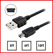3/6/10ft Mini USB Data Sync Charger Charging Cable Cord SatNavs, Dash Cam Lot