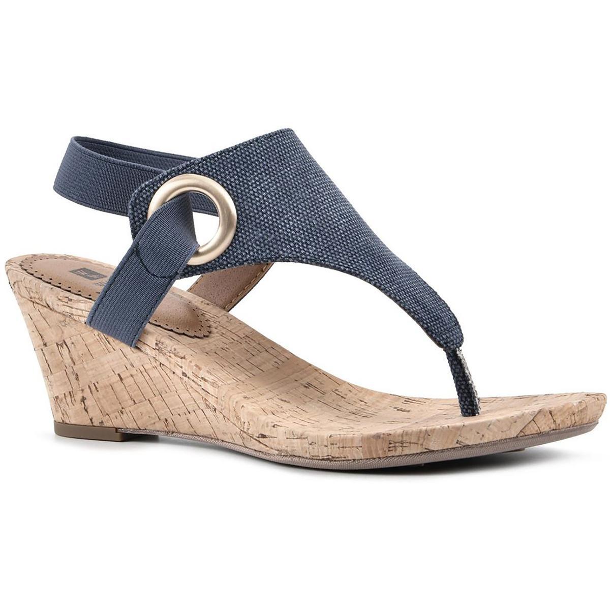 Белые горные женские босоножки Aida Blue на танкетке 10 средних размеров (B,M) BHFO 8741