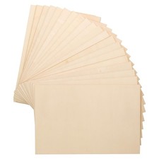 20 Pack Thin Wood Sheets, Plywood Sheets for Arts and Crafts 150x100x2mm