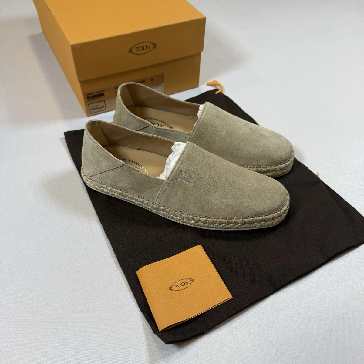 Tod’s SLIP ON CASSETTA CASUAL Loafer Size 8UK/9.5US Used Receipt & Box MSRP $825 tods suede loafers products for sale | eBay main image 2