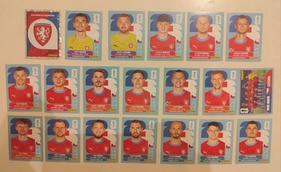 Panini FIFA World Cup 2026 Team Set Czech Republic Cesko Alle 20 Sticker Full