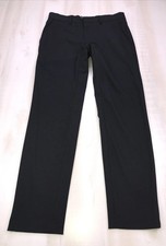 Haggar Premium Stretch Ultra Slim Fit Black Dress Pants Mens 30x30 EUC
