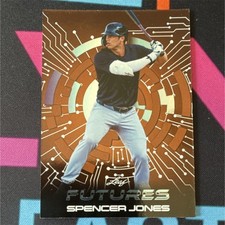 Leaf Futures Spencer Jones #FF-42 Future Foil Insert Yankees 2024 Baseball Card
