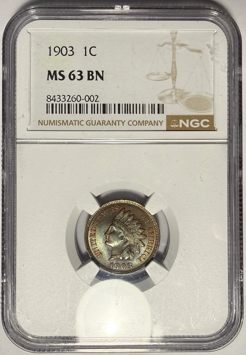 NGC Grade MS 63 Indian Head Small Cents (1859-1909) for sale | eBay