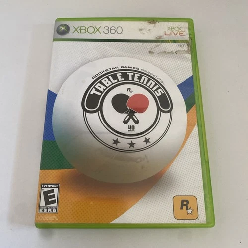 Rockstar Games Presents Table Tennis with Manual (Microsoft Xbox 360, 2006)