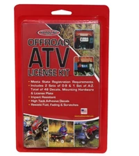 HARDLINE Products ATV License Plate Kit 20300008