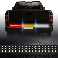 48" Tailgate Light Bar, Aluminum Frame Triple Row LED Tailgate 48" Amber Turn