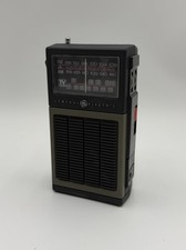 Vintage GE General Electric 7-2927A AM/FM Portable Radio TV Band Tested Working